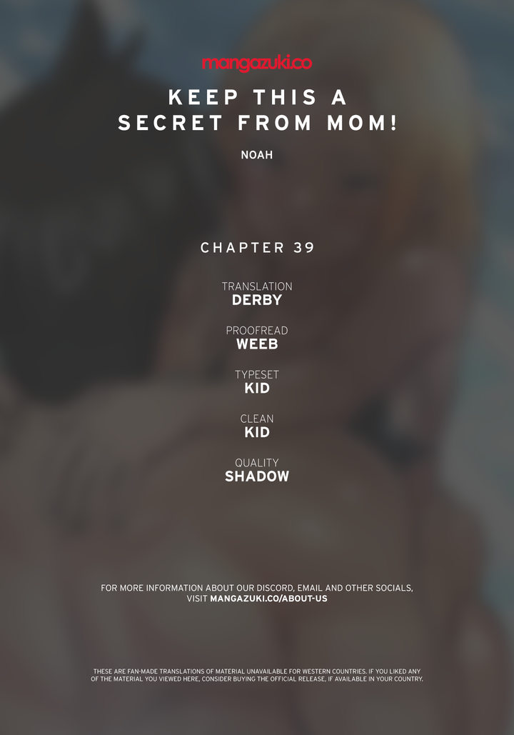 Keep it a secret from your mother! - Chapter 39 Page 1