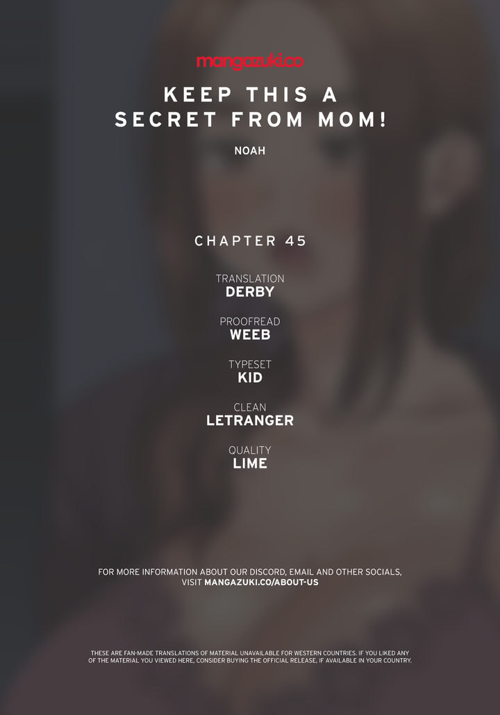 Keep it a secret from your mother! - Chapter 45 Page 1