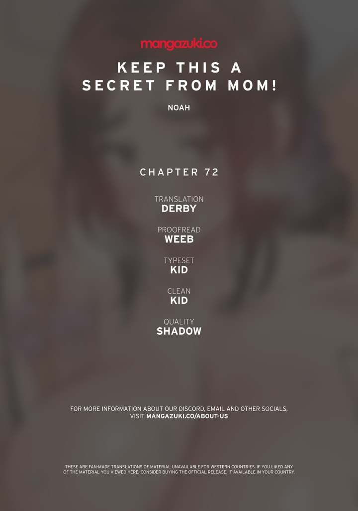 Keep it a secret from your mother! - Chapter 72 Page 1