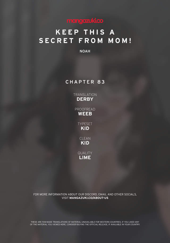 Keep it a secret from your mother! - Chapter 83 Page 1